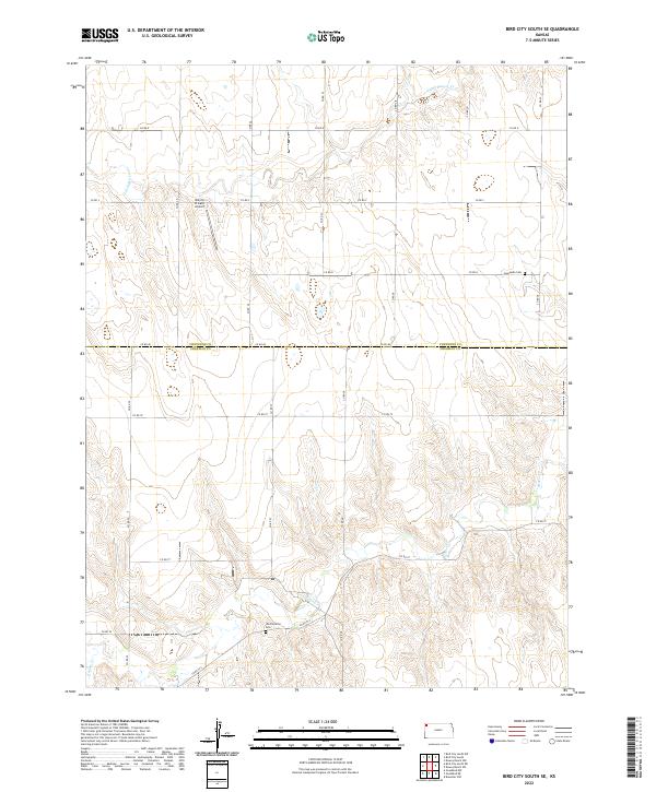 2022 Map of Bird City South SE, 2022 Print