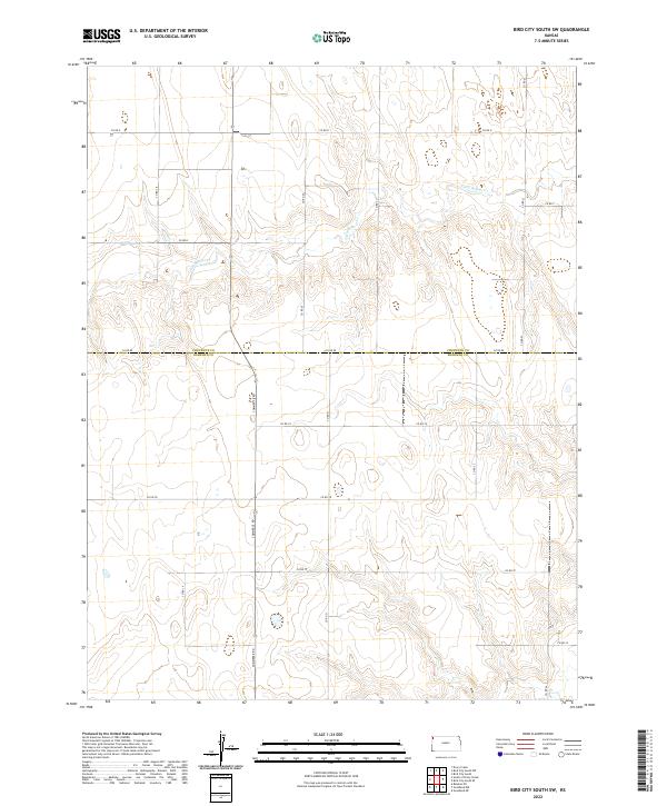 2022 Map of Bird City South SW, 2022 Print