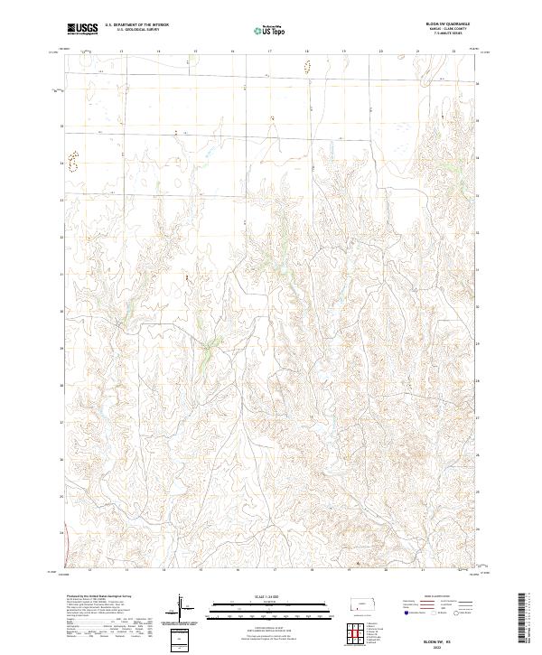 2022 Map of Bloom SW, 2022 Print