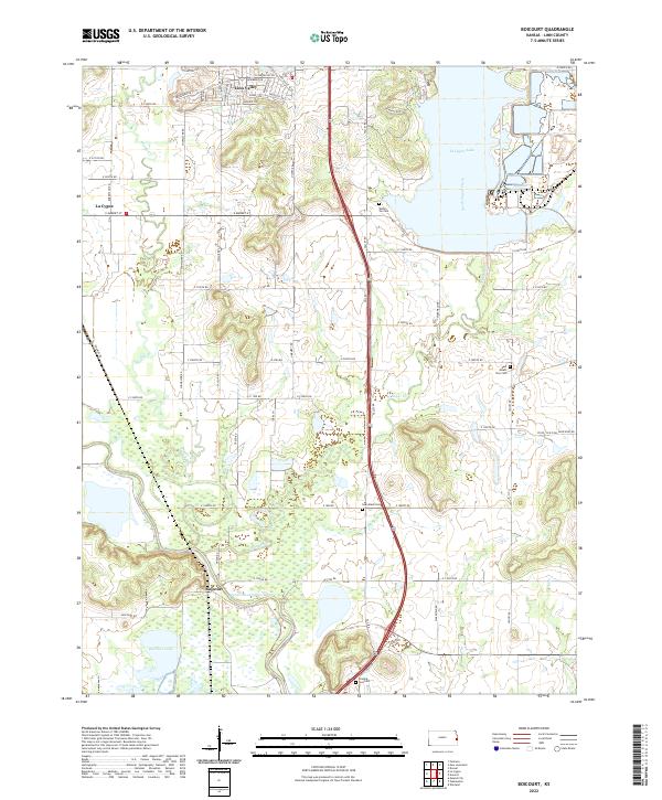 USGS Topographic Map – Boicourt
