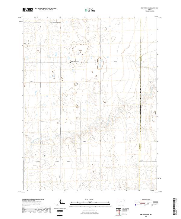 USGS Topographic Map – Brewster NW