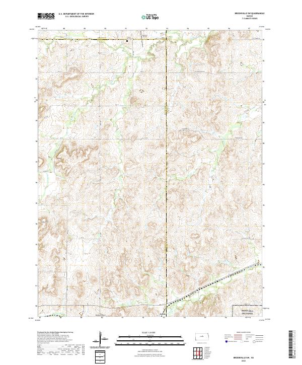 USGS Topographic Map – Brookville SW