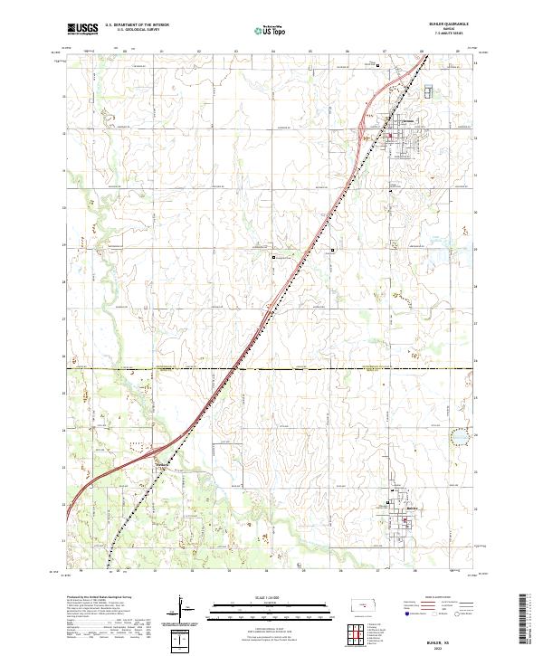 USGS Topographic Map – Buhler