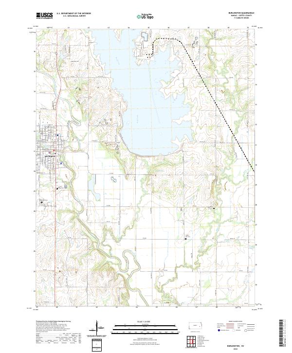 USGS Topographic Map – Burlington