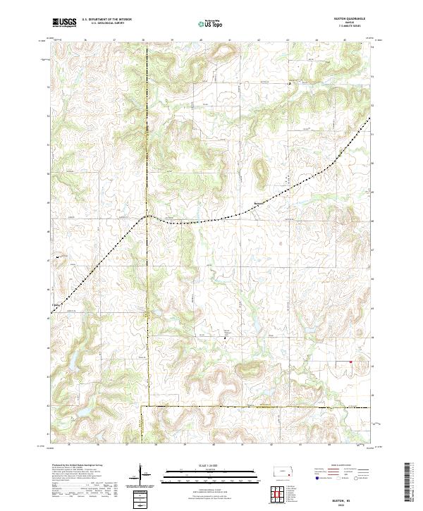 USGS Topographic Map – Buxton