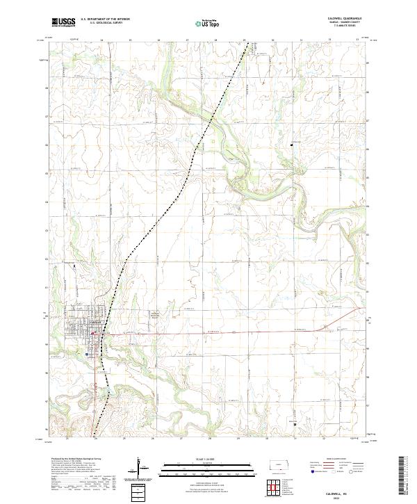 USGS Topographic Map – Caldwell
