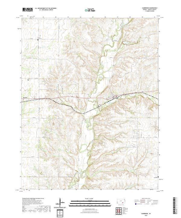USGS Topographic Map – Cambridge