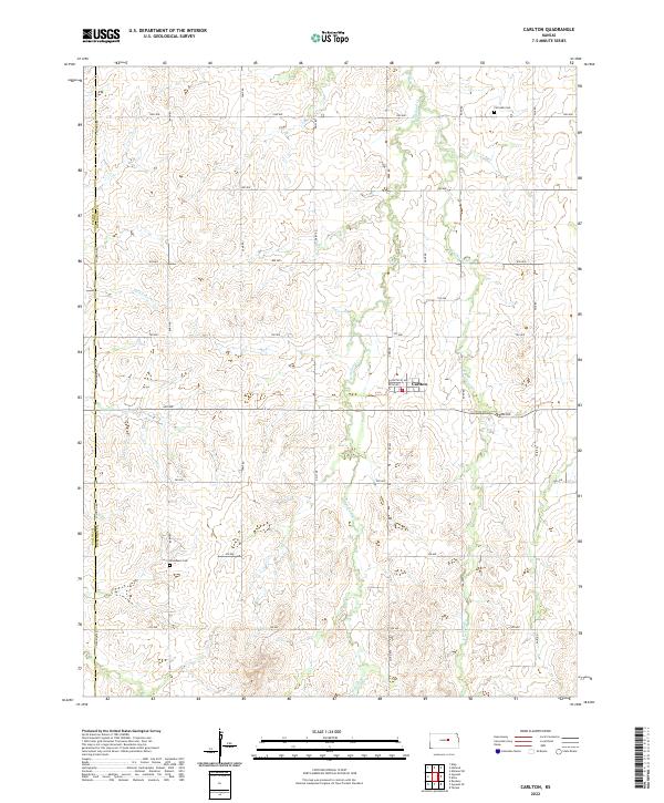 USGS Topographic Map – Carlton