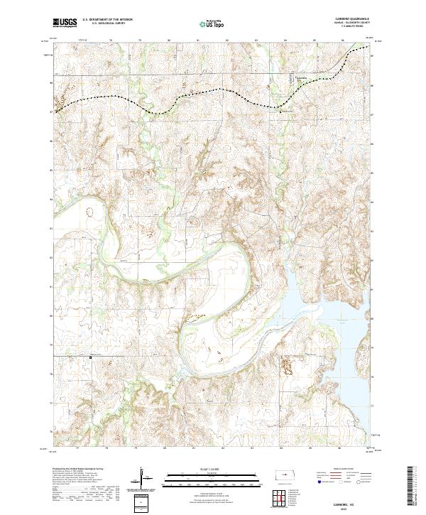 USGS Topographic Map – Carneiro