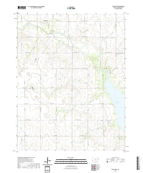 USGS Topographic Map – Castleton