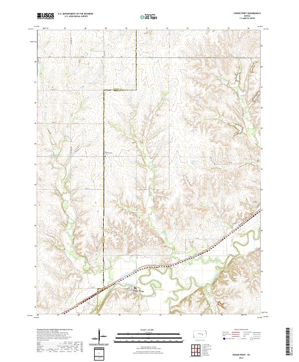 USGS Topographic Map – Cedar Point