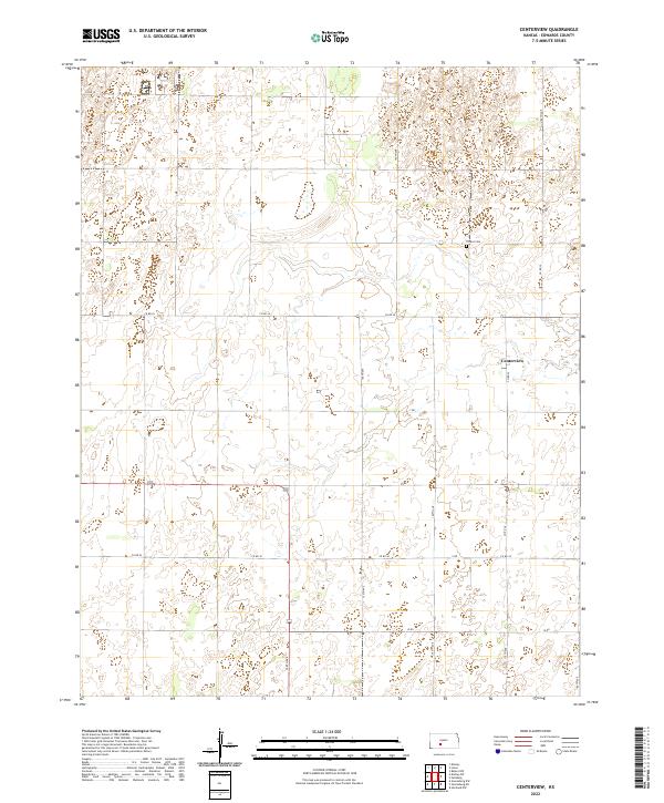 USGS Topographic Map – Centerview
