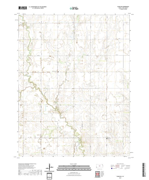 USGS Topographic Map – Chase NE