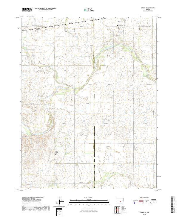 USGS Topographic Map – Cheney SE