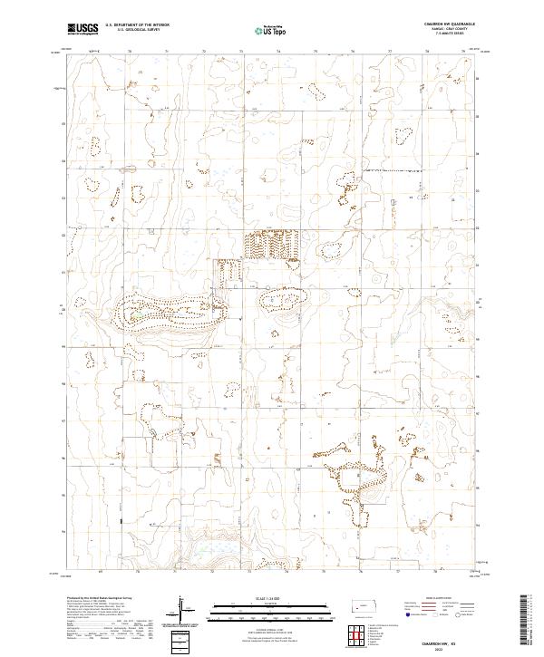 2022 Map of Cimarron NW, 2022 Print