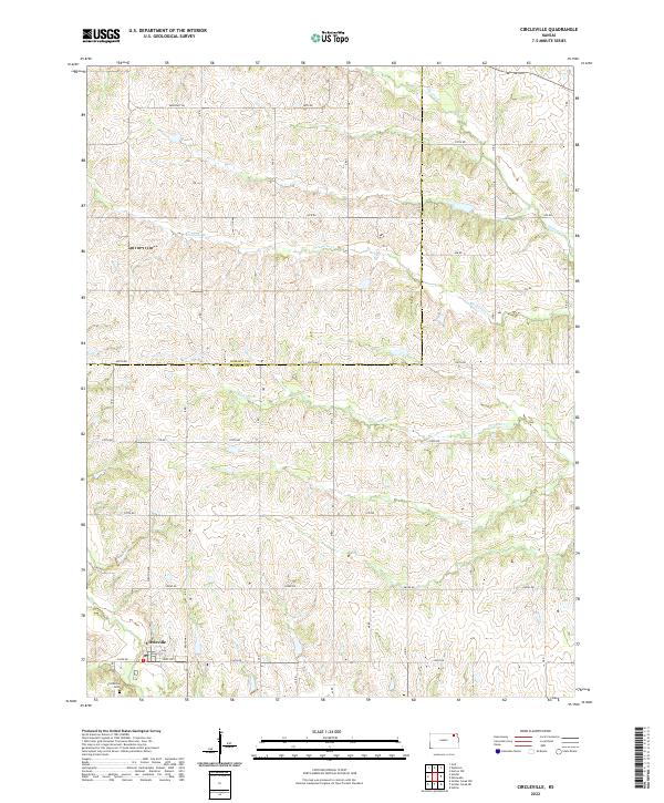 USGS Topographic Map – Circleville