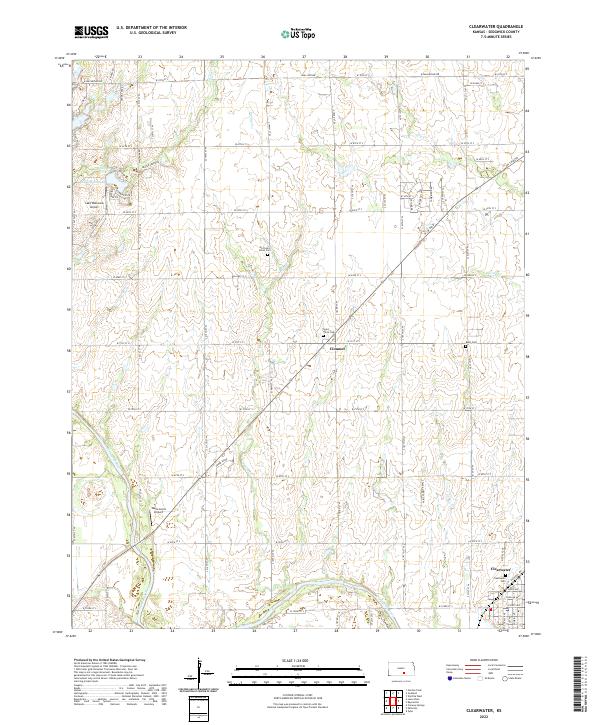 USGS Topographic Map – Clearwater