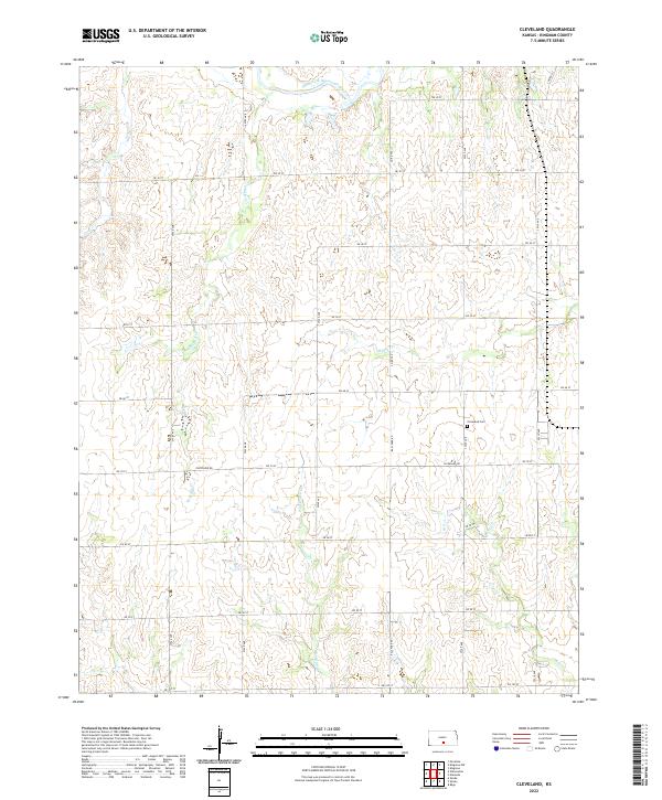 USGS Topographic Map – Cleveland