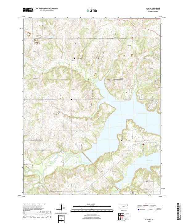 USGS Topographic Map – Clinton