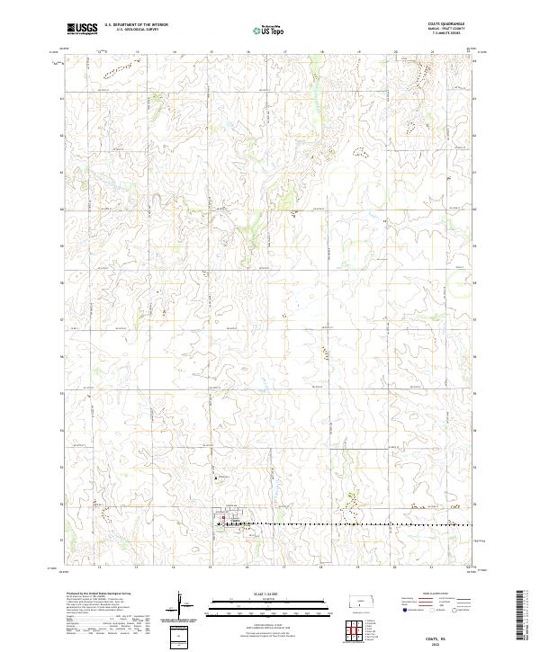 USGS Topographic Map – Coats