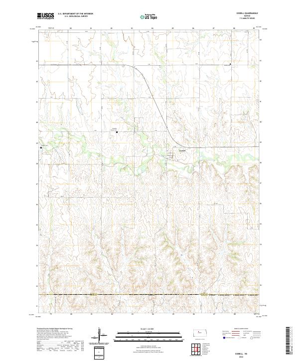 USGS Topographic Map – Codell