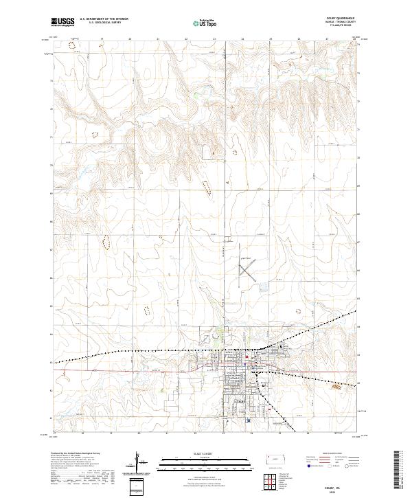 USGS Topographic Map – Colby