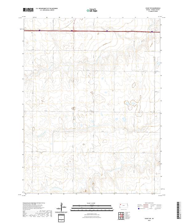 USGS Topographic Map – Colby SW