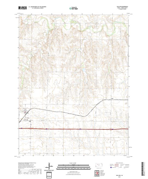 USGS Topographic Map – Collyer