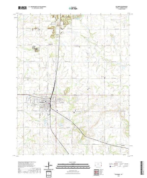 USGS Topographic Map – Columbus