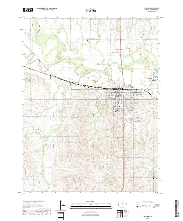 USGS Topographic Map – Concordia