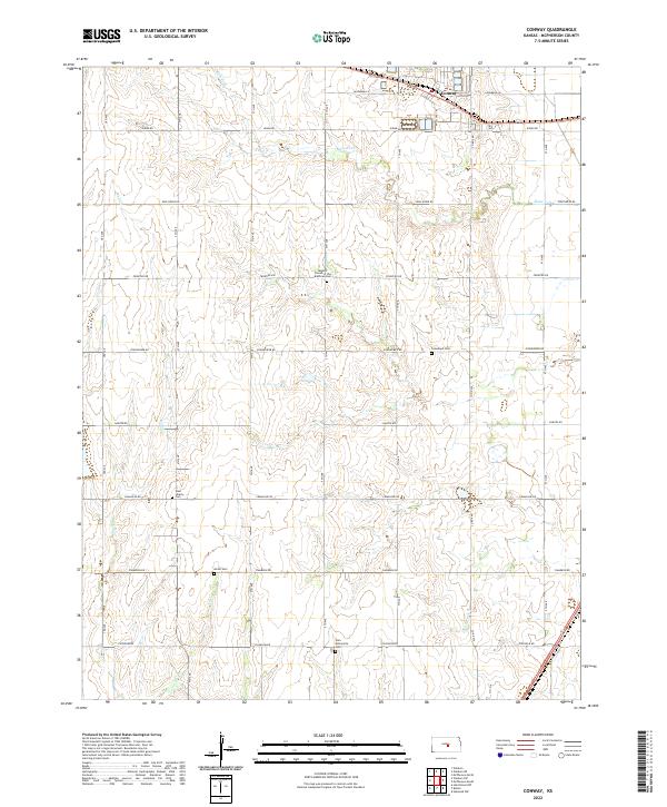 USGS Topographic Map – Conway