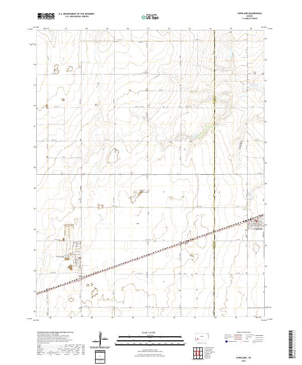 USGS Topographic Map – Copeland