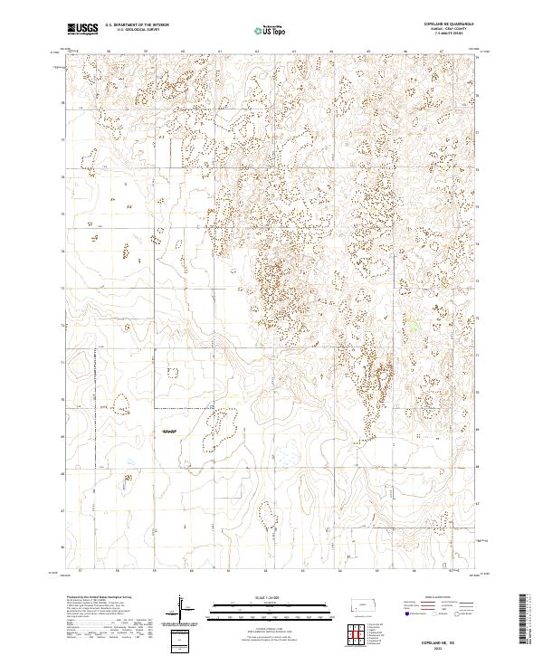 USGS Topographic Map – Copeland NE