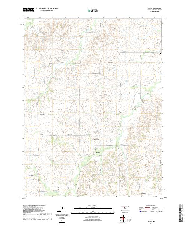 USGS Topographic Map – Covert