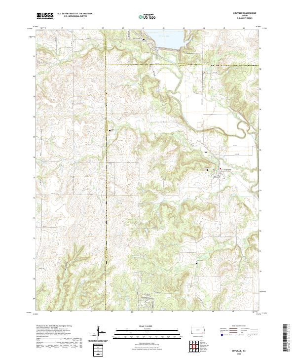 USGS Topographic Map – Coyville