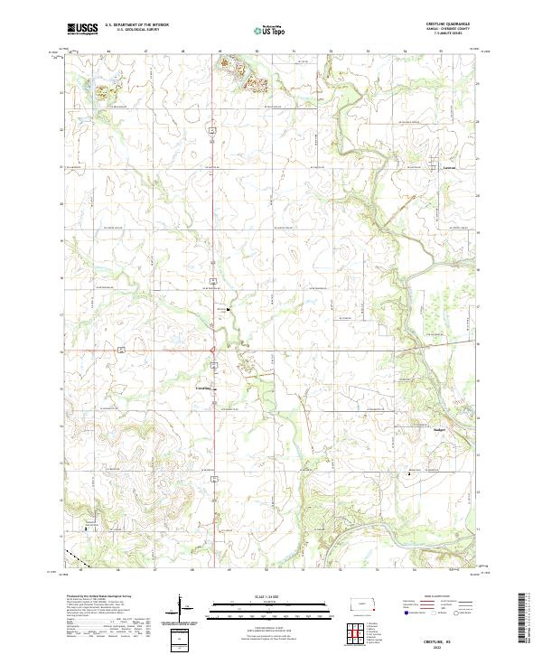 USGS Topographic Map – Crestline