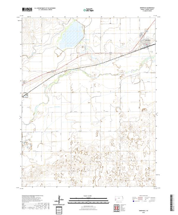 USGS Topographic Map – Deerfield