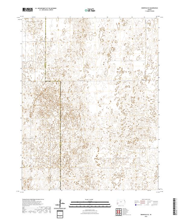 2022 Map of Deerfield SE, 2022 Print