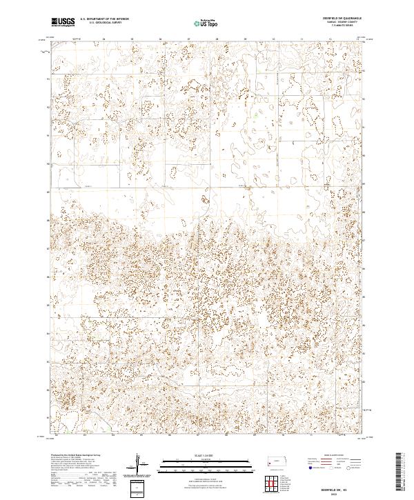 2022 Map of Deerfield SW, 2022 Print