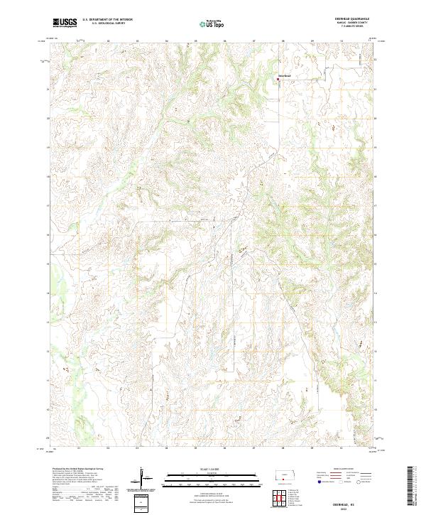 USGS Topographic Map – Deerhead