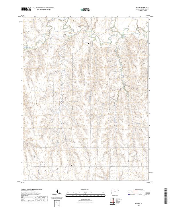USGS Topographic Map – Devizes