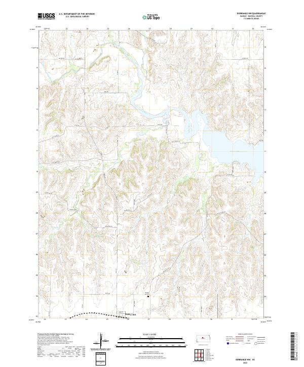 USGS Topographic Map – Dorrance NW
