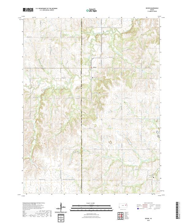 USGS Topographic Map – Dover