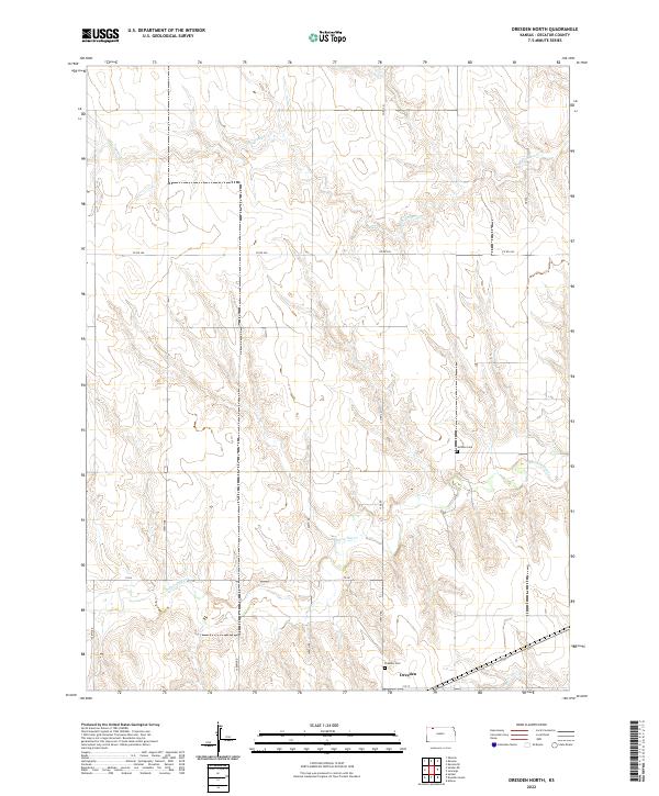 USGS Topographic Map – Dresden North