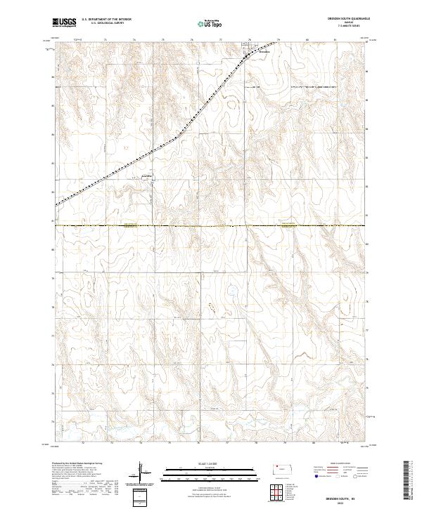 USGS Topographic Map – Dresden South