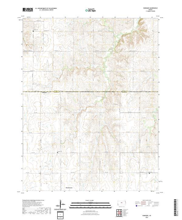 USGS Topographic Map – Dubuque