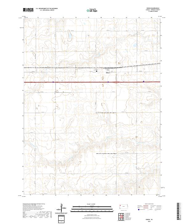 USGS Topographic Map – Edson