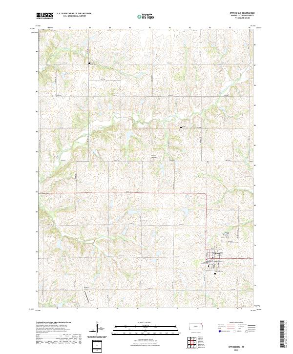 USGS Topographic Map – Effingham