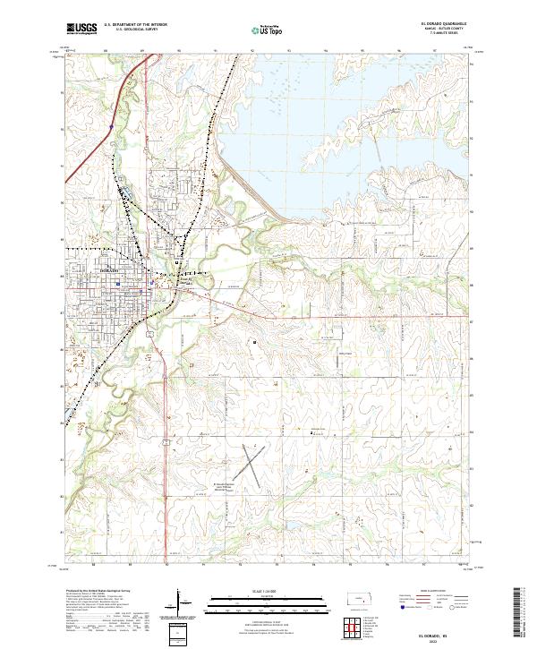 USGS Topographic Map – El Dorado
