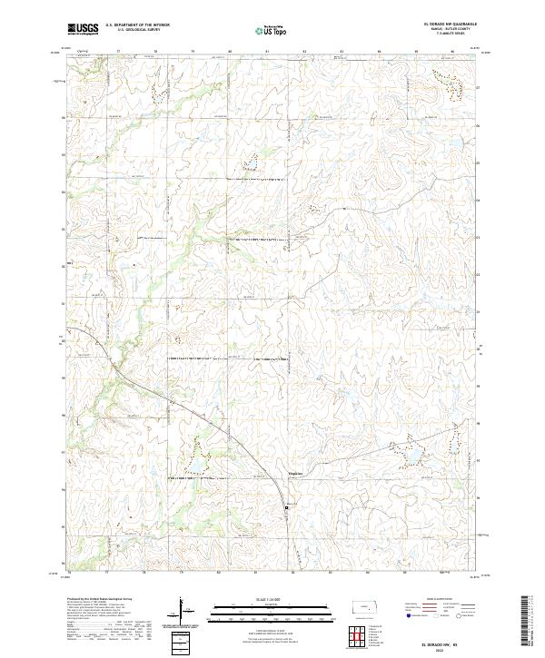 USGS Topographic Map – El Dorado NW